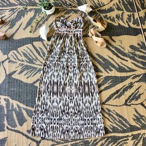 The Limited animal print halter maxi dress, 0 NWOT